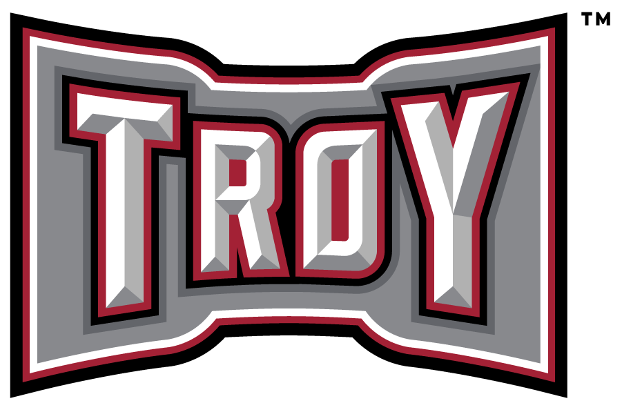 Troy Trojans 2004-2016 Wordmark Logo v2 iron on transfers for T-shirts